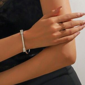 Chic Silver Cuff Bracelet